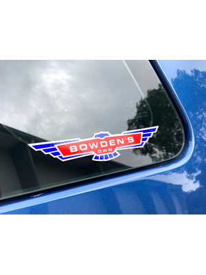 Bowden's Own sticker - 160mm