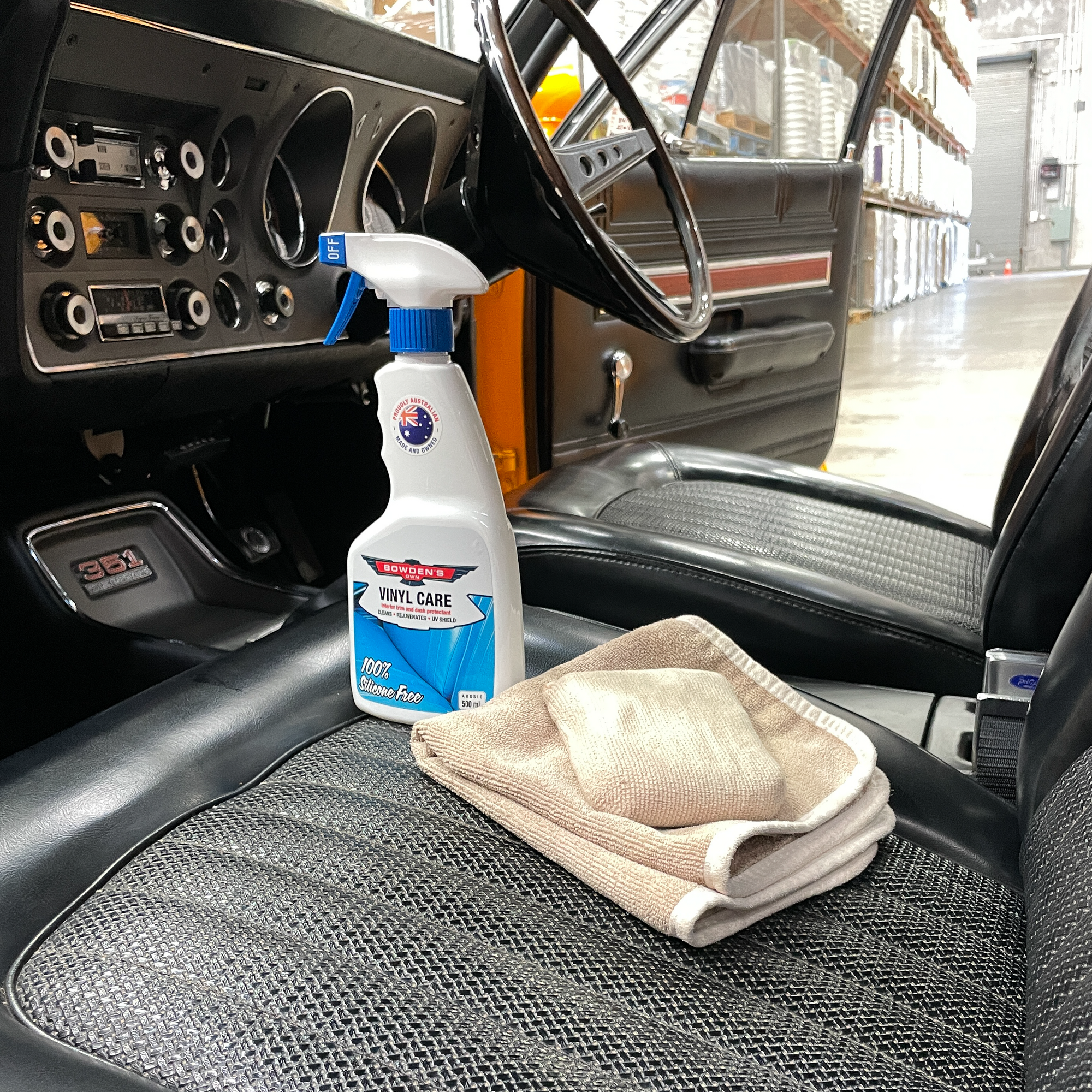 Vinyl Care - Our unique silicone-free dash and trim protectant, that's not  greasy or slippery.