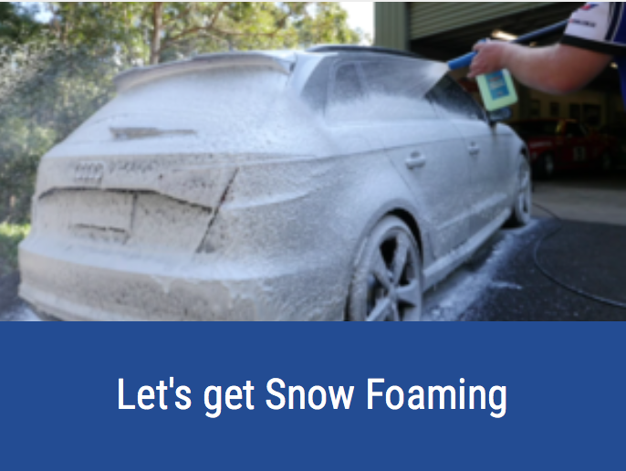 Everything you need to know about how to snow foam your car.