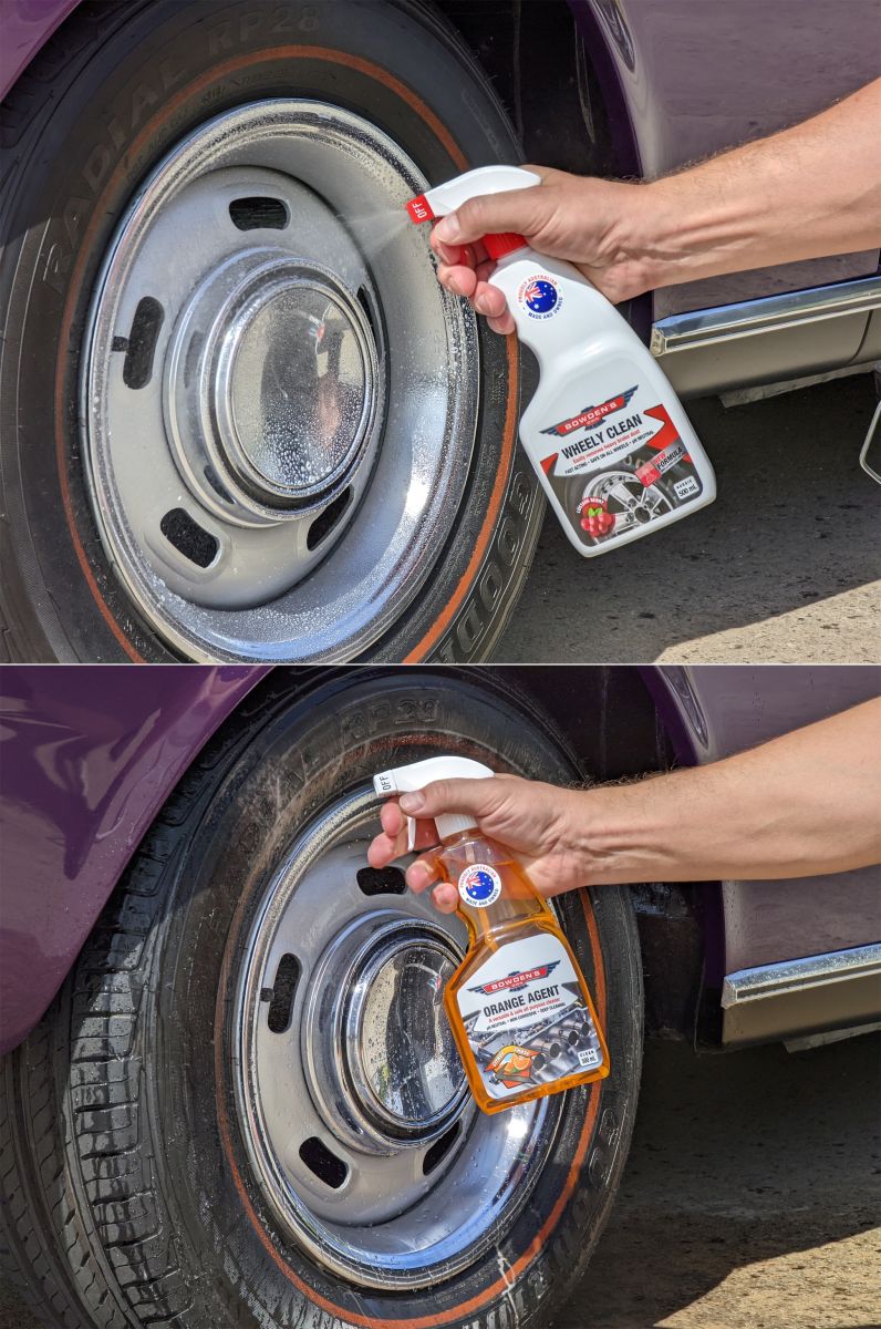 How to use our car care products Exterior how to guides How to use your  Bowden's Own 6 Pack Mountain Straight - Wheels and tyres