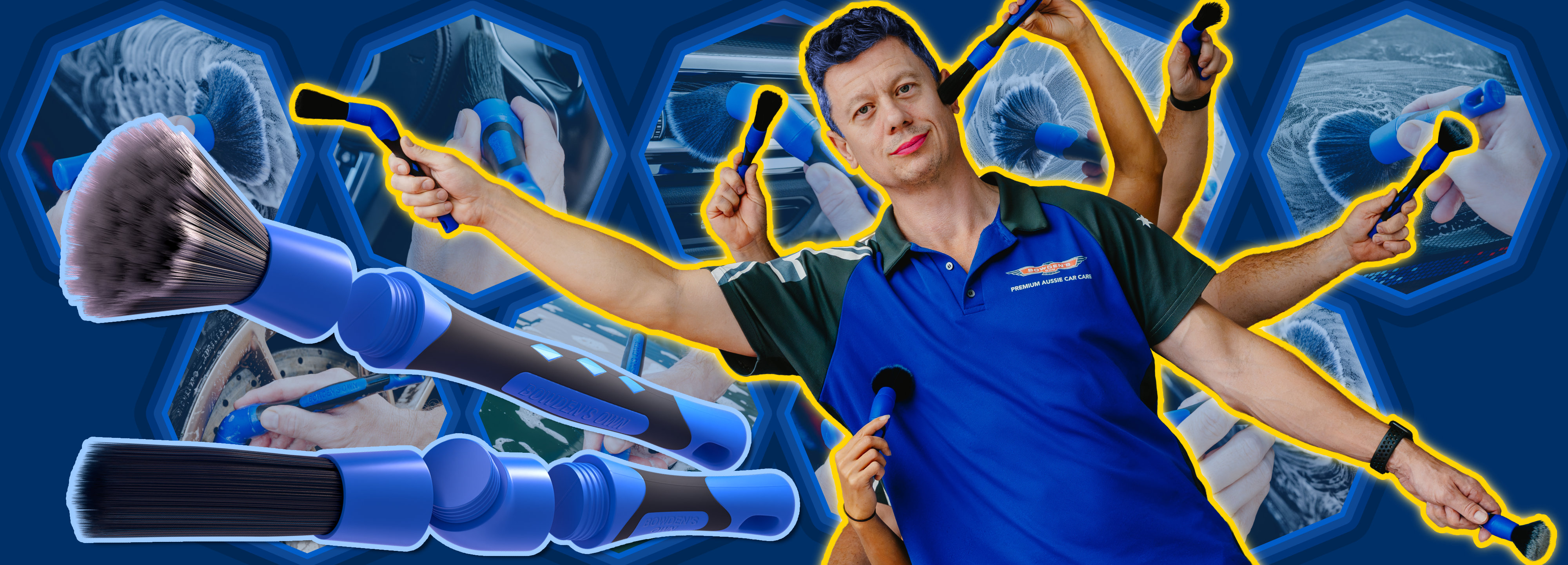 8 Brushes. One System. 
