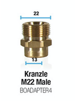 BOADAPTER4 - Kranzle M22 male adapter
