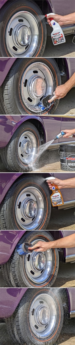 How to use our car care products Exterior how to guides How to use your  Bowden's Own 6 Pack Mountain Straight - Wheels and tyres